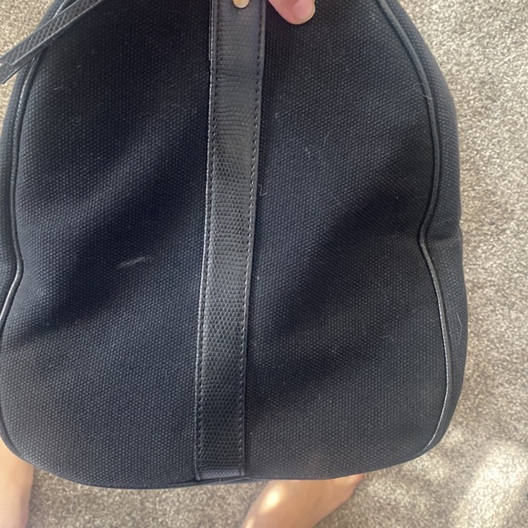 Victoria Secret Black Canvas Over Night Bag - Picture 4 of 9